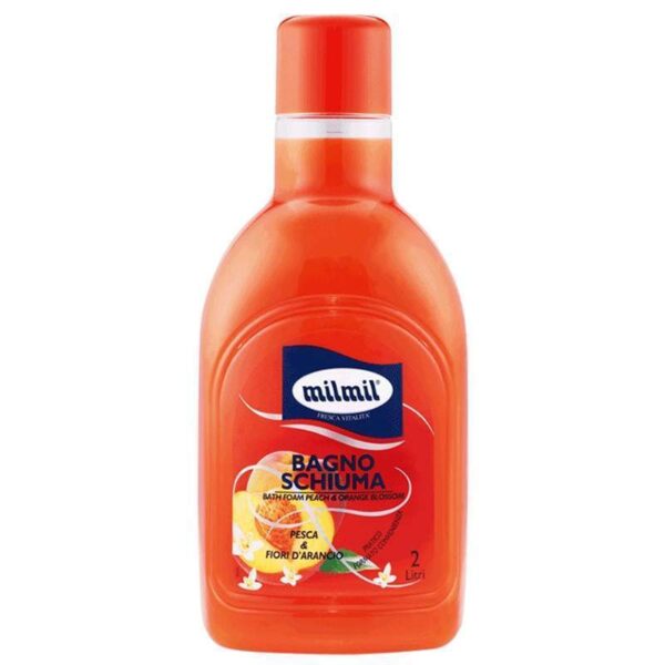 Espuma para Banho Milmil Bagno Schiuma Pesca & Flori D'arancio - 2L