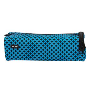 Estojo Escolar Milan 081134PR3B - Azul/Preto