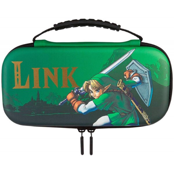 Estojo Nintendo Switch Lite PowerA Kit Pokémon + Protetor de Tela + Pano Microfibra Verde