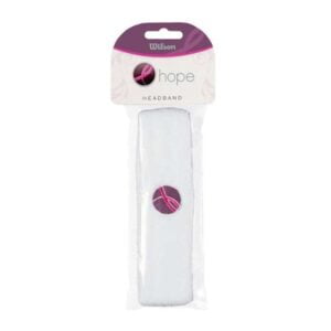 Faixa de cabeça esportiva Wilson WRZ1283 - Branco