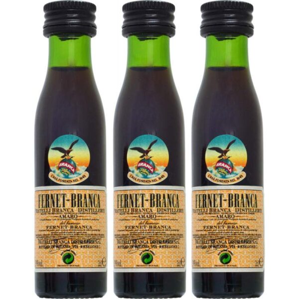 Fernet Branca 20mL (3 unidades)