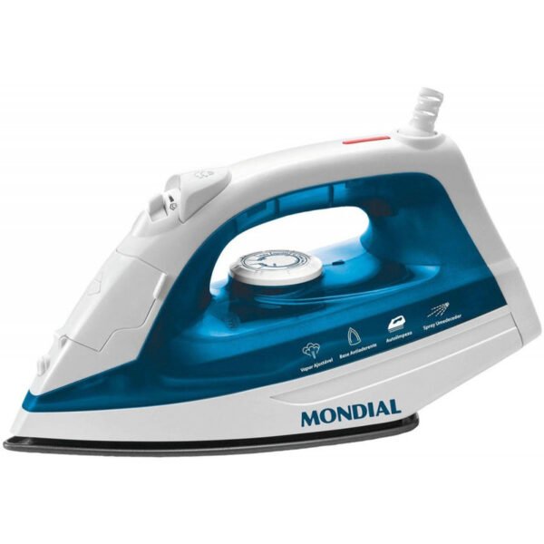 Ferro a Vapor Mondial F-32 Azul 220V