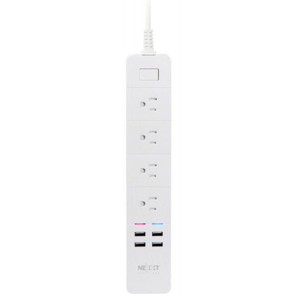 Filtro de Linha Smart Nexxt Solutions NHP-E610 - 4 Tomadas/USB/WiFi