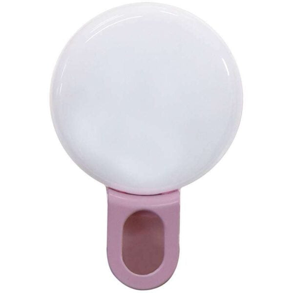 Flash LED Circular para Celular Beauty Forever SF02 Rosa