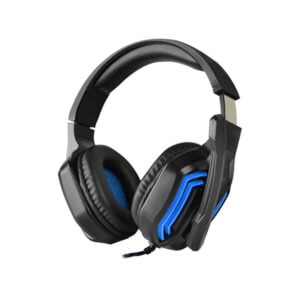 Fone de Ouvido Gaming Satellite com Microfone AE-361B Led Evolution USB 3.5mm Azul