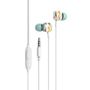 Fone de Ouvido Havit E58P Branco/Verde