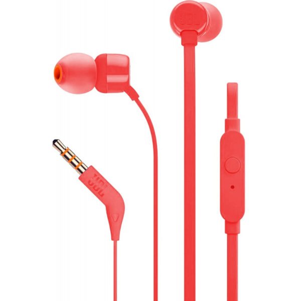 Fone de Ouvido JBL Tune 110 - Vermelho