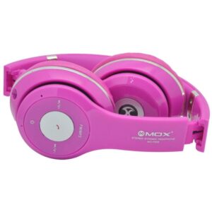 Fone de Ouvido MOX MO-F899 Bluetooth/FM/SD/USB/MP3 - Rosa