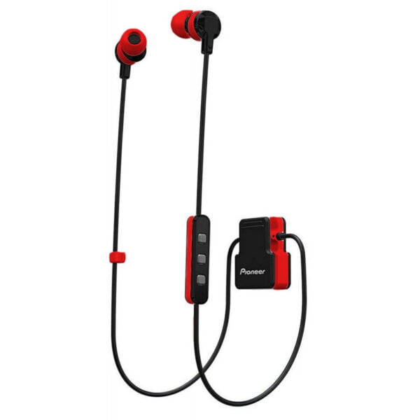 Fone de Ouvido Pioneer SE-CL5BT Bluetooth - Vermelho/Preto