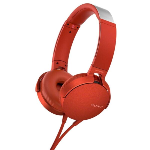 Fone de Ouvido Sony Profissional MDR-XB550APRC com fio Vermelho