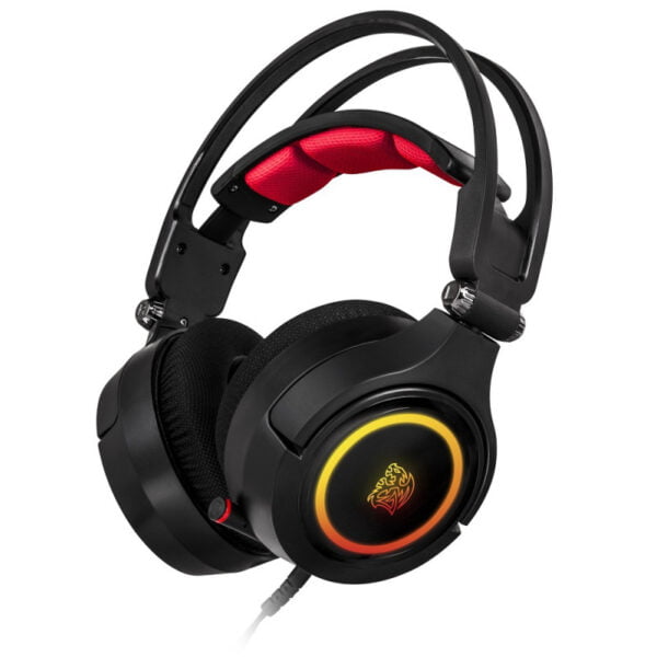 Fone de Ouvido Thermaltake Cronos Riing RGB 7.1 com Microfone/USB DIECBK-20