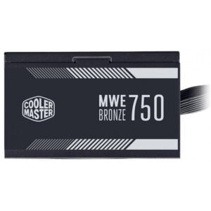 Fonte para Gabinete Cooler Master MWE 750W 80 Plus Bronze Bivolt Preto