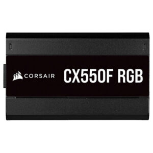 Fonte para Gabinete Corsair CX550F RGB 550W Modular 80 Plus Bronze