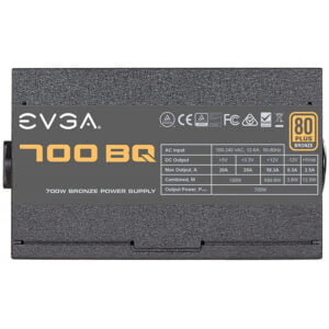 Fonte para Gabinete EVGA 700W BQ 80 Plus Bronze 100-BQ-0700-V1 (Semi Modular)