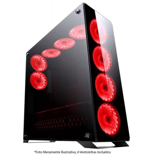 Gabinete REDRAGON Gaming Full Tower GC-801 Ironhide Preto (Sem Fonte)