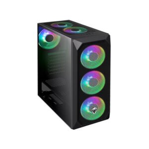 Gabinete Satellite Gamer K875 Preto (Sem Fonte)