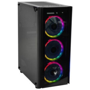 Gabinete Satellite Gaming K871 Preto (Sem Fonte)