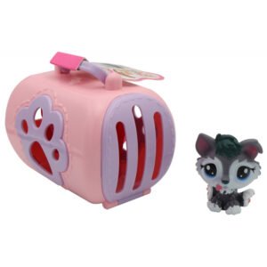 Gaiola com Cachorrinha Play Club Q-Shape MZ267468 (Rosa-Lila)