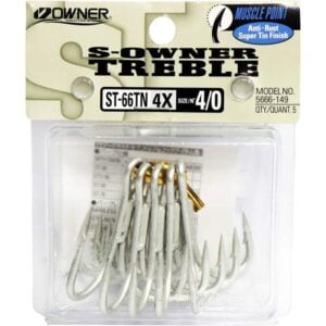 Garateias Owner Treble ST-66TN 5666-149 N° 4/0 (5 Unidades)