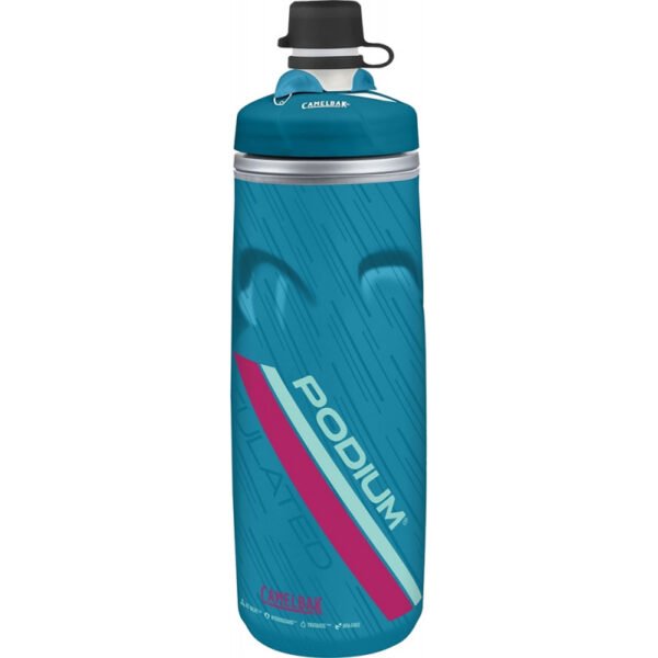 Garrafa Camelbak Podium Chill Insulated 620mL - Verde Azulado