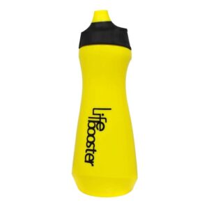 Garrafa de Agua Fitness Life Booster - Amarelo