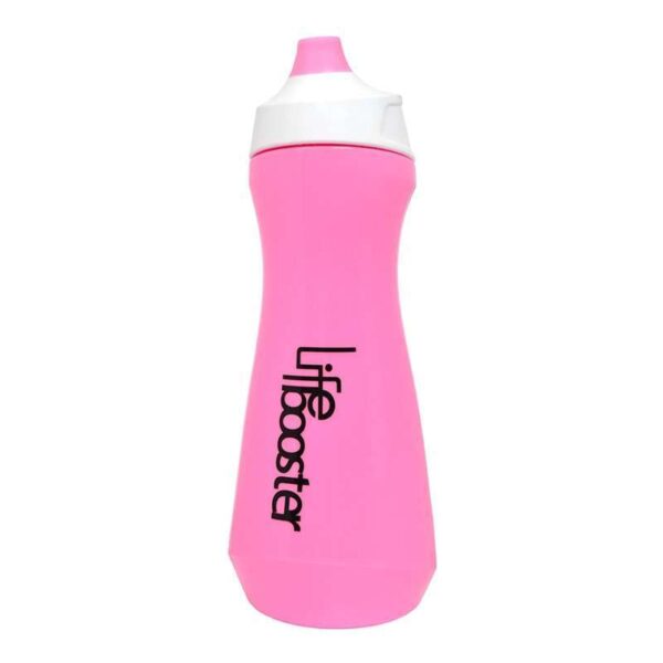 Garrafa de Agua Fitness Life Booster - Rosa