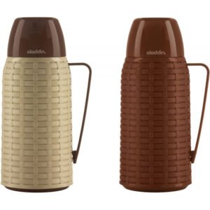 Garrafa Térmica Aladdin Beige/Marrom 021-423850 1L (Vedido Por Unidade)