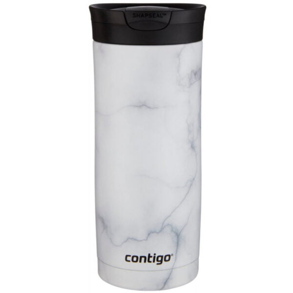 Garrafa Térmica Contigo Huron Couture 473mL White Marble