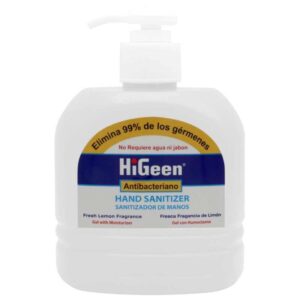 Gel de Mãos Higeen Antibacterial Hand Sanitizer Limão Fresca - 500mL
