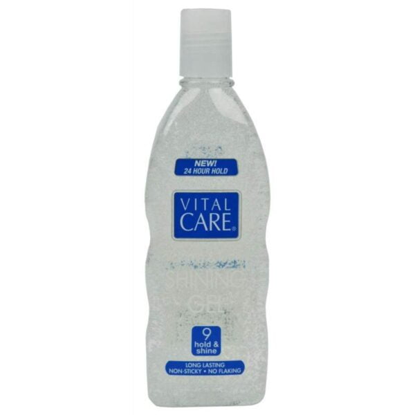 Gel Fixador Para Cabelo Vital Care Volume & Luster Shining 300g