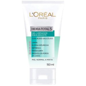 Gel Limpador Balanceado L'Oréal Hidra Total 5 com Ácido Salicílico 150mL