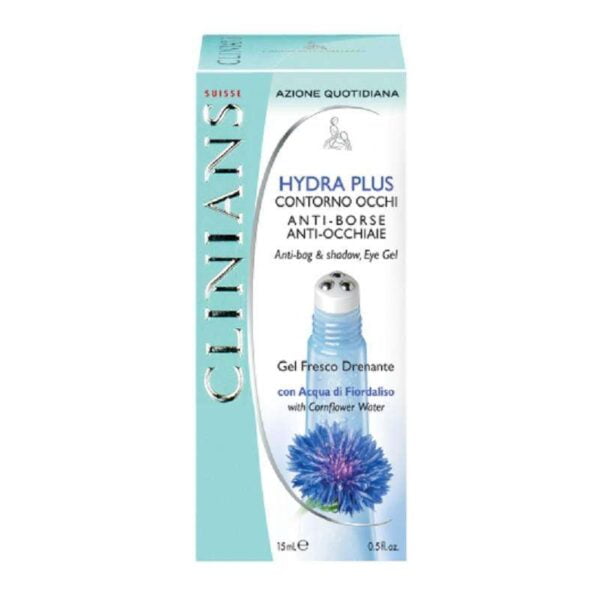 Gel para Olheiras Clinians Hydra Plus com Agua de Fiordaliso 15 ml