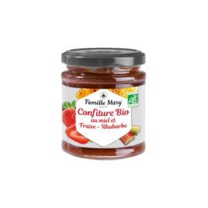 Geléia Famille Mary de Mel e Morango - Ruibarbo - 220g