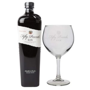 Gin Fifty Pounds London Dry 700mL + Copo
