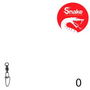 Girador com Snap Snake Black Nickel 0 SN-3804 (10 Peças)