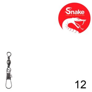 Girador com Snap Snake Black Nickel 12 SN-3702 (25 Peças)
