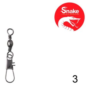 Girador com Snap Snake Black Nickel 3 SN-3702 (25 Peças)