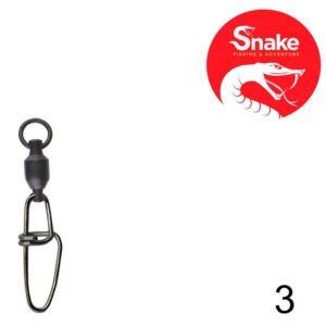 Girador com Snap Snake Black Nickel 3 SN-3804 (8 Peças)