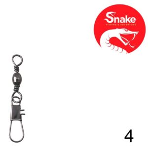 Girador com Snap Snake Black Nickel 4 SN-3702 (25 Peças)