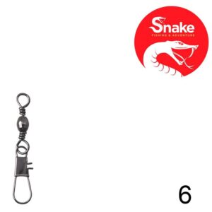 Girador com Snap Snake Black Nickel 6 SN-3702 (25 Peças)