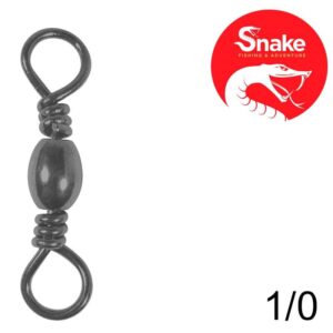 Girador Snake Black Nickel 1/0 SN-1707 (8 Peças)