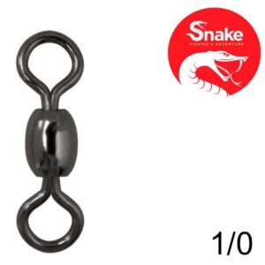 Girador Snake Black Nickel 1/0 SN-1901 (8 Peças)