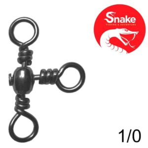 Girador Triplo Snake Black Nickel 1/0 SN-1703 (5 Peças)
