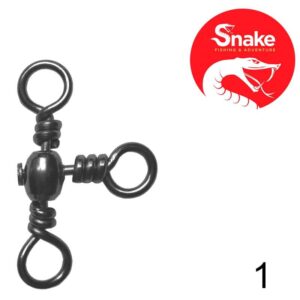 Girador Triplo Snake Black Nickel 1 SN-1703 (5 Peças)