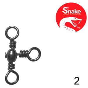 Girador Triplo Snake Black Nickel 2 SN-1703 (6 Peças)