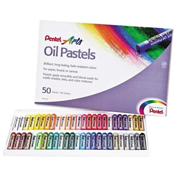 Giz de Cera Pentel Arts PHN-50 (50 Unidades)