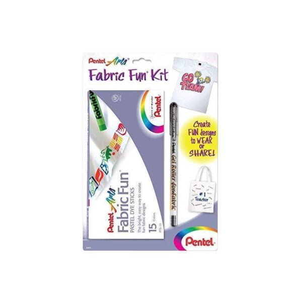 Giz Pastel Seco Pentel Arts Fabric Fun - PTS15BNAB