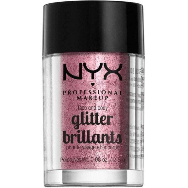 Glitter Facial e Corporal NYX GLI02 - Rose