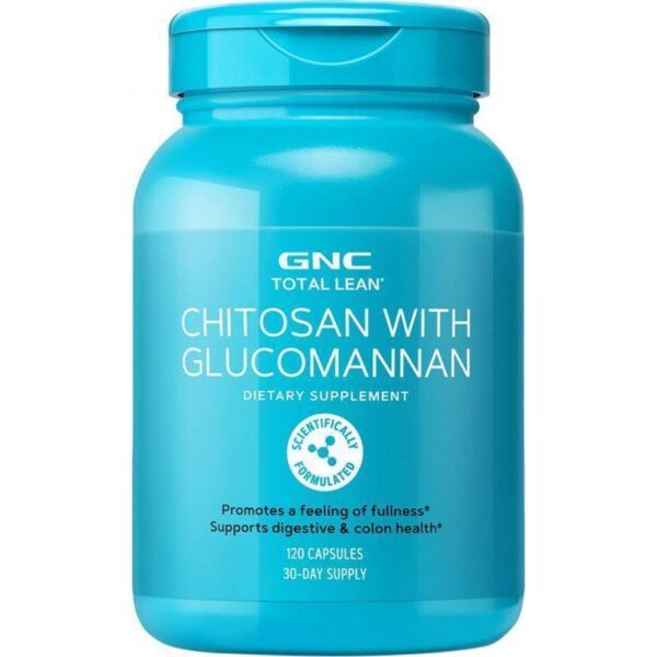 GNC Total Lean Chitosan with Glucomannan  - (120 cápsula)