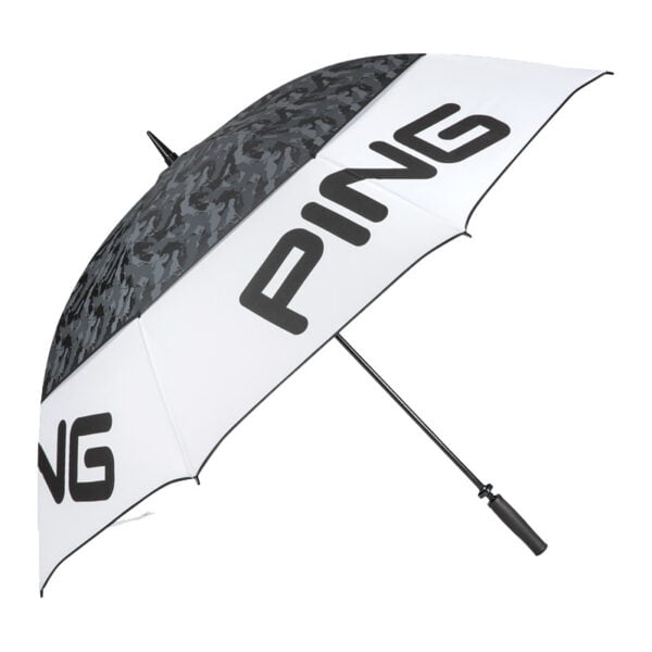 Guarda Chuva Ping Golf 34165-01 Branco/Preto 68"